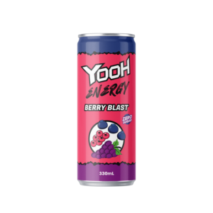 Bebida Energética Carbonatada Marca YOOH 330mL Sin Azúcar Sabor Algodón de Azúcar Dulce Etiqueta Privada Caja a Granel Lista para Beber - Product Image 2