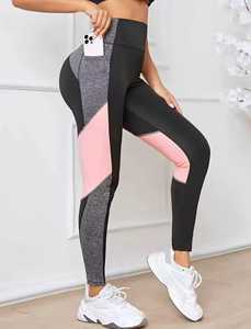 Leggings noirs taille haute, longueur intégrale, tricotés, décontractés, extensibles, respirants, écologiques, légers, pantalons de yoga pour femmes - Product Image 6