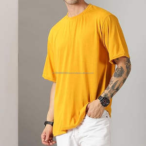 เสื้อยืดผู้ชายทรงหลวม ไหล่ตก แฟชั่น ทันสมัย ไม่ยับ ขายดี คุณภาพพรีเมียม ราคาถูก - Product Image 3