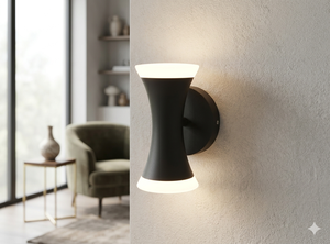 AC 230V IP65 Button Control Dimmable Outdoor Wall Lamps Lumetal 3000K (Warm White) Metal + Acrylic CRI>=80 30000H Lifespan - Product Image 3