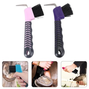 Cepillos para Pezuñas de Caballo, Cerdas Rígidas, Herramientas de Cuidado, Material PP TPE, Portátiles, Multiusos, Limpieza de Herraduras, Cuidado de los Patas - Product Image 1