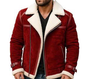 Chaqueta de cuero genuino para hombre y traje ajustado para hombre, nuevo diseño, abrigo de cuero con cuello vuelto para hombre, chaqueta de fiesta y abrigo de cuero para hombre - Product Image 1