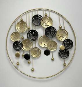 Nuevo Arte de Pared Metálico Hecho a Mano, Decoración Metálica Moderna y de Lujo para Sala de Estar y Oficinas - Product Image 5