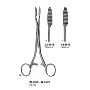Pinzas Pean de 165 mm |   Instrumentos de Acero Inoxidable de Primera Calidad - Product Image 2