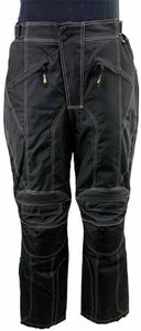 Chaleco de Motociclista de Cuero Negro Clásico para Hombre Samroz Sports, Diseño de Estrellas y Franjas con Forro - Product Image 5