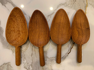 Cuchara de Cocina de Madera Premium, Diseño Refinado, Superficie Lisa, Utensilio de Cocina para el Hogar Moderno y Uso en Restaurantes - Product Image 2