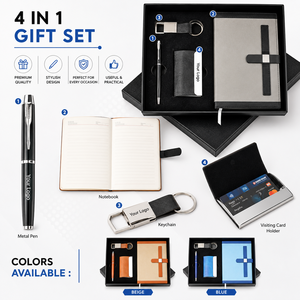 Set de Regalo Ecológico 4 en 1: Cuaderno de Corcho, Bolígrafo de Bambú, Porta Gafas de Sol, Llavero, Caja de Regalo Empresarial con Logotipo Personalizado - Product Image 2