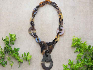 สร้อยคอทำจากเขาควาย งานแฮนด์เมด เป็นมิตรกับสิ่งแวดล้อม รูปทรงธรรมชาติทันสมัย จากอินเดีย ขายส่งจำนวนมาก สร้อยคอแฟชั่น - Product Image 2