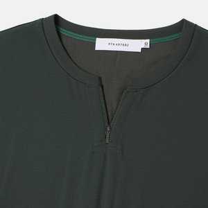 T-shirt pour homme à manches courtes et col rond, décontracté et tendance, 100% coton avec personnalisation OEM ODM - Product Image 4