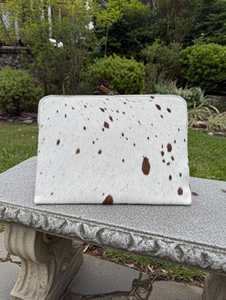 Premium Cowhide Hair-On Leather Laptop Sleeve Case For 13 14 15 Inch Wholesale Supplier LHLS-0009 - Product Image 4