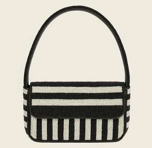 Bolso de hombro hecho a mano con cuentas de as de picas, cartera de solapa multicolor con cuentas de semillas, bolso de noche para mujer, accesorio para fiesta o boda - Product Image 5