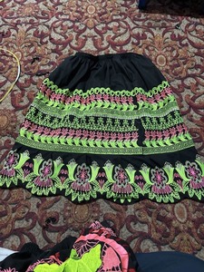Falda de Verano de Alta Calidad y Alta Demanda, Diseño Hawaiano Elegante, Largo Medio, Algodón Transpirable, Estilo Casual para Mujer - Product Image 2