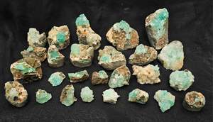 Premium Bluish Green Apophyllite Small <b>Crystal</b> Pieces <b>Raw</b> Natural Stone for Healing Practice and Craft Use - Product Image 5