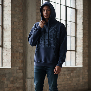Sudadera con Capucha de Alta Calidad, Gruesa, de Felpa, para Hombre, con Logotipo Personalizado, Ropa Deportiva, Sudaderas Urbanas de Fábrica - Product Image 4