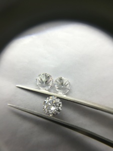 4,70 MM tamaño VS claridad DEF Color CVD HPHT laboratorio cultivado sintético pulido diamante increíble forma redonda 0,44 CT diamantes sueltos - Product Image 1