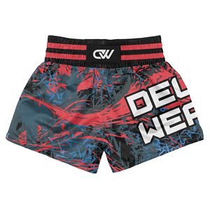 Conjunto de Pantalones Cortos de MMA Sublimados con Diseño Personalizado al por Mayor, de Manga Corta, Flexibles, de Spandex/Poliéster, Elásticos para Muay Thai y Boxeo - Product Image 3