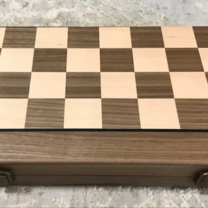 ILAHI's Eco-Friendly Rustic Polished Rectangle <b>Chess</b> <b>Board</b> Game 100% Handmade Pure Wood Animal/Love Style Customized Size <b>Chess</b> - Product Image 1
