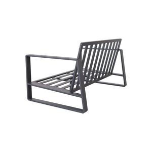 Divano doppio e tavolino rettangolare con cuscino in tessuto americano bianco latte # Set da Giardino 5453 di Tino Tino - Product Image 5