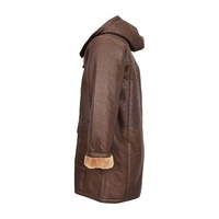 Manteau long de luxe pour femme en peau de mouton véritable, doublure en laine, imperméable, écologique, réversible, streetwear élégant