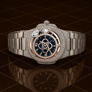 Luxury Moissanite Diamond Watch Men Full Pave VVS Moissanite Stones Stainless Steel <b>Automatic</b> <b>Wristwatch</b> - Product Image 1