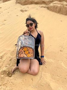 Mochilas escolares, mochila de hombro de viaje negra bonita, mochilas transparentes de Pvc para estudiantes, niños y niñas - Product Image 2