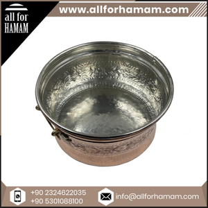 Premium Copper Foam <b>Bucket</b> with Special Design <b>Tin</b> Material Water <b>Bucket</b> for Foam Massage Different Patterns - Product Image 6