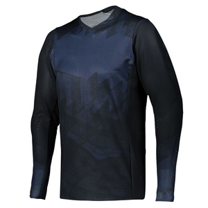 Maillot et pantalon de vélo de descente à col en V et manches longues, impression par sublimation graphique personnalisée, tenue de motocross DH MX BMX - Product Image 4