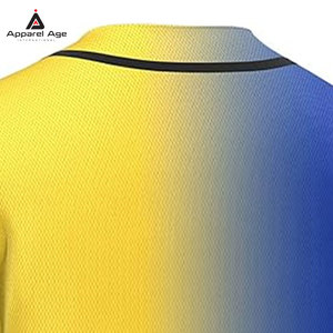 เสื้อเบสบอลคุณภาพสูงสำหรับฝึกซ้อม ผลิตจากโพลีเอสเตอร์ 100% แห้งเร็ว แขนสั้น ใส่ได้ทั้งชายและหญิง สินค้ามาใหม่ ดีไซน์ล่าสุด ราคาถูก - Product Image 6