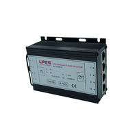 Protector de Sobretensión en Línea para Ethernet Cat5 RJ45 de 100 Mbps, 24 V PoE, Protección Contra Rayos, Módulo de Protección de Red