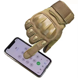 Guantes de Motociclismo de Cuero para Verano e Invierno, Guantes de Carreras de Motocross con Pantalla Táctil, Guantes para Motocicleta, ATV y Ciclismo - Product Image 3