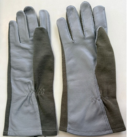 Gants de pilote d'hiver de couleur unie pour sports de plein air, résistants au feu, protection de la paume, tactiques, à longues manchettes, évacuant l'humidité