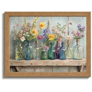 <b>Pine</b> Wood Acrylic Paint Double Tier Wall <b>Shelves</b> Floating <b>Shelves</b> Mid Century Modern OEM Custom Wholesale | Aqudus Saleem India - Product Image 4