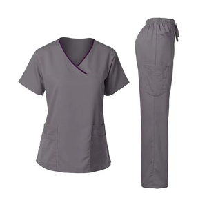 Best Quality Female Scrub Nursing Uniform <b>Sets</b> Medical Scrub <b>Doctors</b> Nurses Made of Spandex - Product Image 3