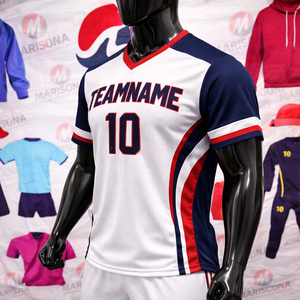 Maillot de football imprimé par sublimation à manches courtes pour clubs, équipes, ligues, séchage rapide, respirant, tissu 100% polyester, broderie personnalisée - Product Image 3