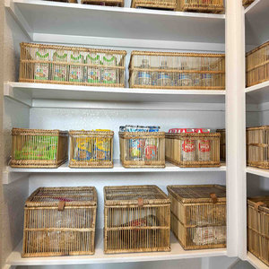 Panier de rangement décoratif en bambou et rotin tissé à la main accessoire décoratif pour la maison - Product Image 6