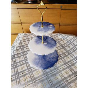 Support à gâteau en résine pour décoration artistique de la maison, vaisselle de fête et décorations de table - Product Image 4