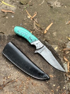 Couteau de combat/découpe artisanal en acier Damas avec personnalisation OEM/ODM, fabrication haut de gamme - Product Image 6