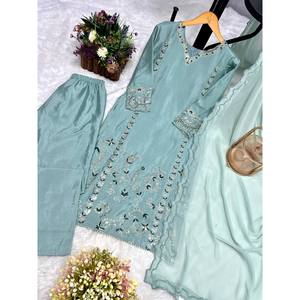 Ensemble Dupatta haut-bas et magnifique pour femmes - Product Image 4