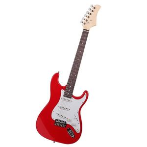 Rosewood Fingerboard Electric Guitar with Shoulder Strap Includes Guitar Bag Picks Cord Hex Wrench Tool - Product Image 3