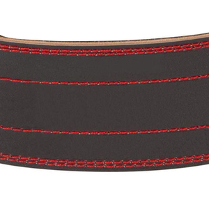 Ceinture de musculation en cuir de vachette noire, réglable avec boucle, unisexe, protection professionnelle, respirante, pour entraînement de force - Product Image 4