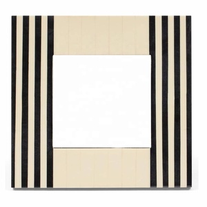 Nuevo Marco de Fotos con Incrustaciones de Hueso y Rayas Negras para Escritorio, Mesa, Sala de Estar, Exhibición, Vitrina, Marco de Fotos de Pared - Product Image 1
