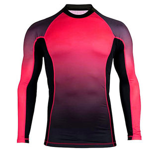 Custom Running Training Breathable Mesh Rash Guard With Quick Dry Raglan Sleeves And Custom Artwork Sleeveless <b>Compression</b> <b>Shirt</b> - Product Image 1