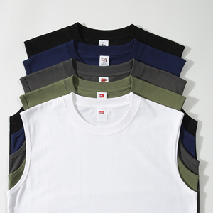 Camiseta sin mangas para hombre de Wholesale Anchor Clothing Company, 100% algodón, cuello redondo, estilo muscle tee, para gimnasio, entrenamiento, chaleco deportivo. - Product Image 4