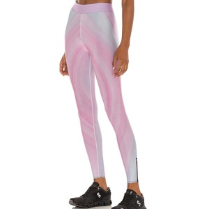 Legging de sport imprimé pour femme, taille mi-haute, longueur intégrale, effet ventre plat, pour le yoga, la course et l'entraînement, compression quadridirectionnelle - Product Image 5
