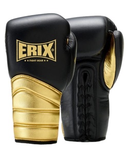 Gants de boxe en cuir sur mesure de qualité supérieure 2026 à lacets pour l'entraînement, le kickboxing, le Muay Thai, la gym et le fitness - Product Image 1