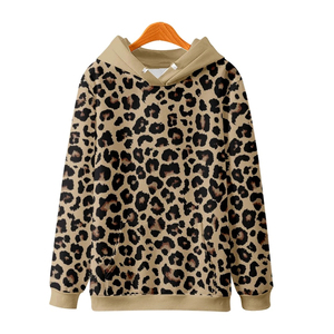 Women's Oversized <b>Leopard</b> <b>Print</b> <b>Hoodie</b> Custom Animal <b>Print</b> Pullover <b>Hoodie</b> Casual Streetwear Sweatshirt - Product Image 6
