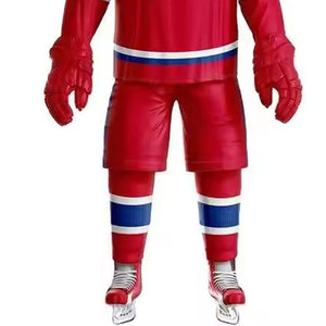 Tenue de hockey sur glace tendance, maillot et pantalon légers à séchage rapide, matière durable, coupe confortable pour la piste et le jour du match - Product Image 5