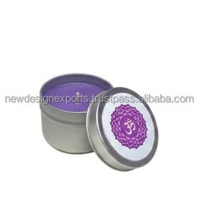 Wholesale Chakra Meditation Candles – Vibrant Color-Coded Tins for Holistic Wellness - Product Image 3