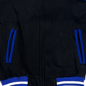 ZPB Unisex Sorority & Fraternity Varsity Jacket Women Cotton Fleece Stand Collar Chenille Embroidered Greek Letter Jacket - Product Image 5