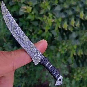 Couteau de Chef Personnalisé Burraq DIY OEM Fait Main en Acier Damas Miniature 1 Lame Manche Magnifique Cadeau Personnalisable - Product Image 2